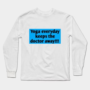 Yoga Health & Fitness Long Sleeve T-Shirt